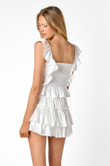 Ophelia Satin Top White