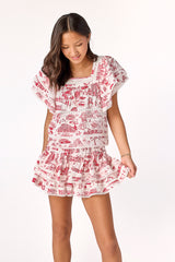 Brianna Skirt Italian Toile