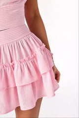 Pisa Pleated Skirt Rosa