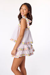 Marni Embroidered Skirt Floral Pastel