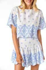 Sylvie Eyelet Top