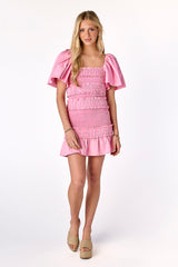 Pixie Smocked Dress Raspberry Gelato