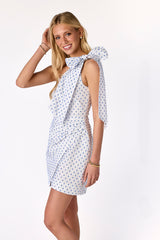 Alley Bow Dress Swiss Dot
