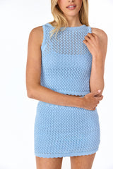 Cleo Knit Top Blue