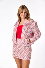 Louise Quilted Jacket Pink