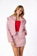 Louise Quilted Jacket Pink