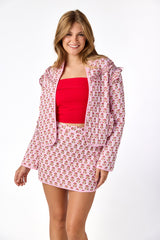 Louise Quilted Jacket Pink