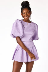 Luna Flounce Skirt Lavender