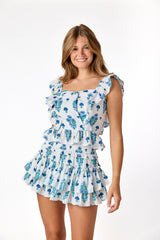 Ophelia Top Block Print