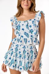 Willow Skirt Block Print