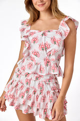 Willow Skirt Block Print