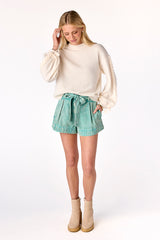 Bennie Braided Sweater Ivory