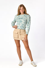 Amelia Jacquard Sweater Sage