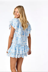 Lily Top Italian Toile