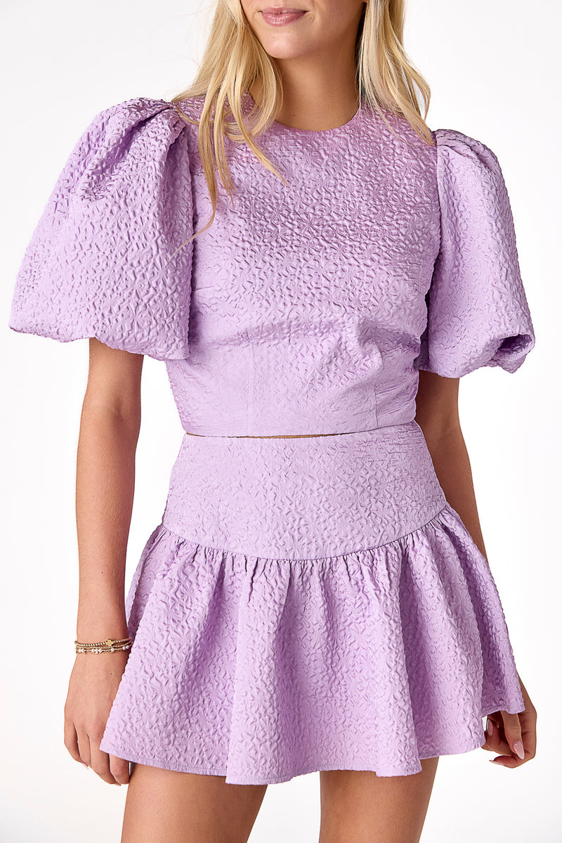 Luna Flounce Skirt Lavender