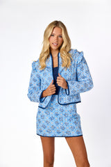 Louise Quilted Jacket Blue