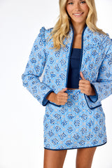 Louise Quilted Jacket Blue