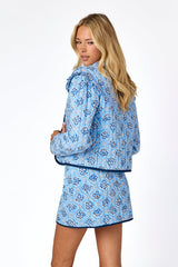 Louise Quilted Jacket Blue