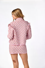 Louise Quilted Jacket Pink