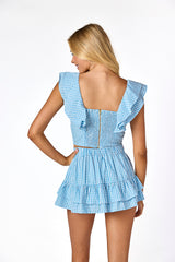 Julia Gingham Skirt