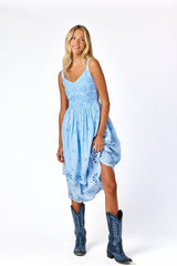 June Midi Dress Blue