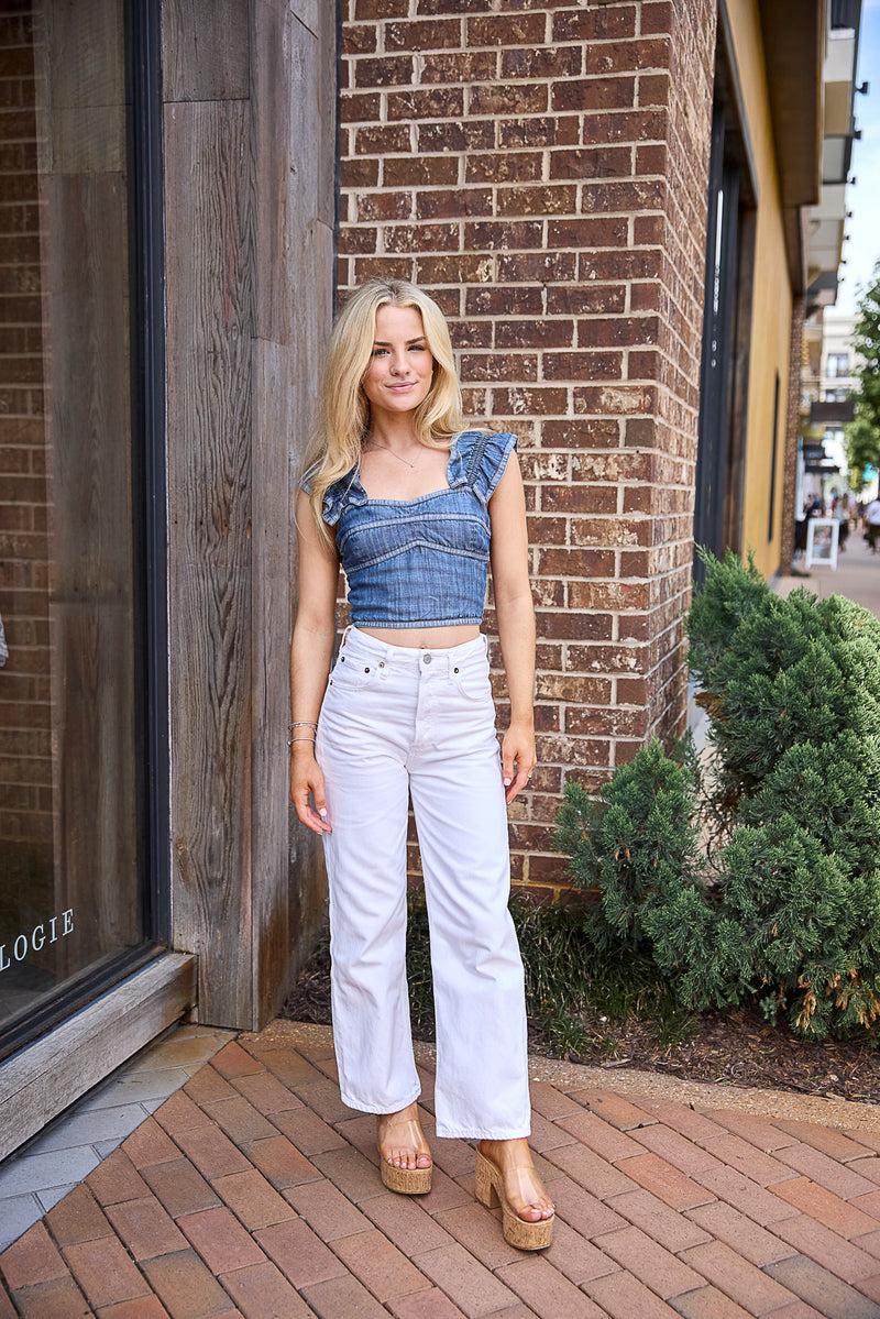 Landry Ruffle Top