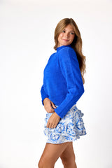 Lexi Turtleneck Sweater Bright Cobalt