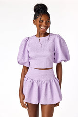 Luna Flounce Skirt Lavender