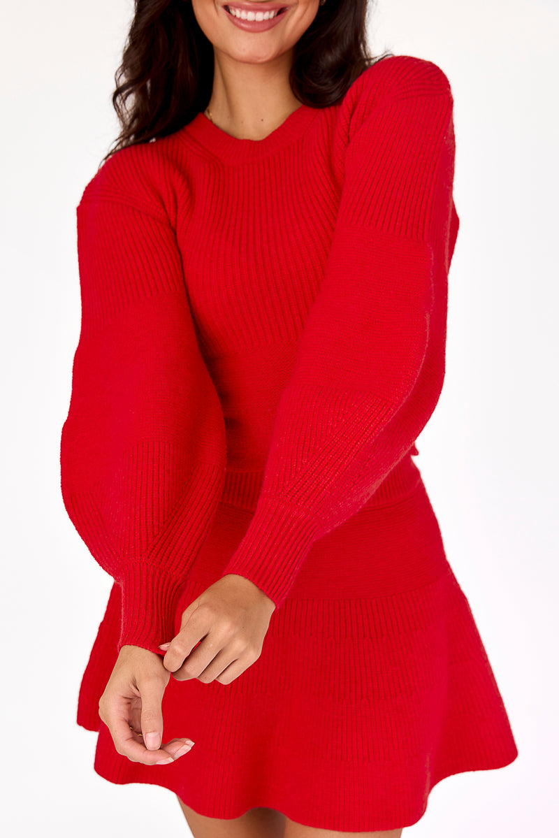 Annalise Sweater Red