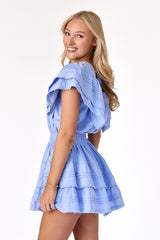 Sweetheart Lace Dress Periwinkle