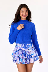 Lexi Turtleneck Sweater Bright Cobalt