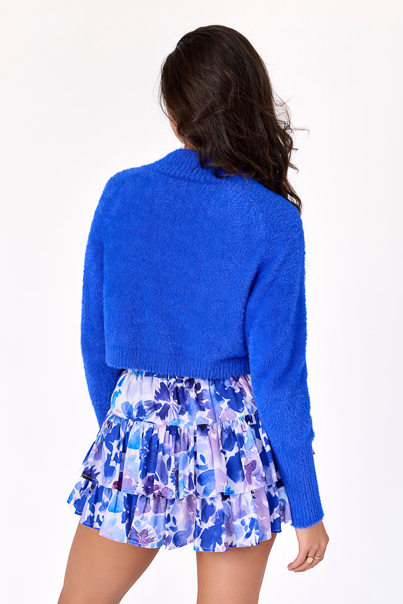 Lexi Turtleneck Sweater Bright Cobalt