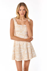 Sloane Dress Tan Toile