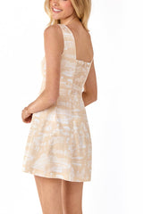 Sloane Dress Tan Toile