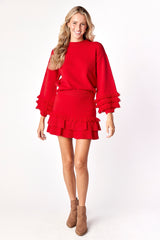 Day Dream Mini Skirt Red