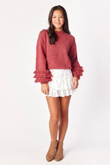 Verbena Sweater Scarlet