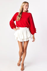 Verbena Sweater Red