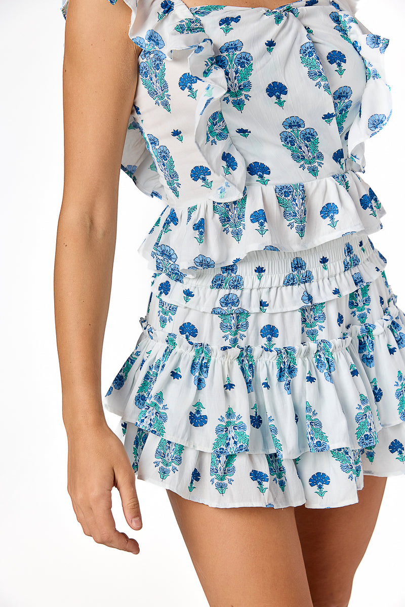 Willow Skirt Block Print
