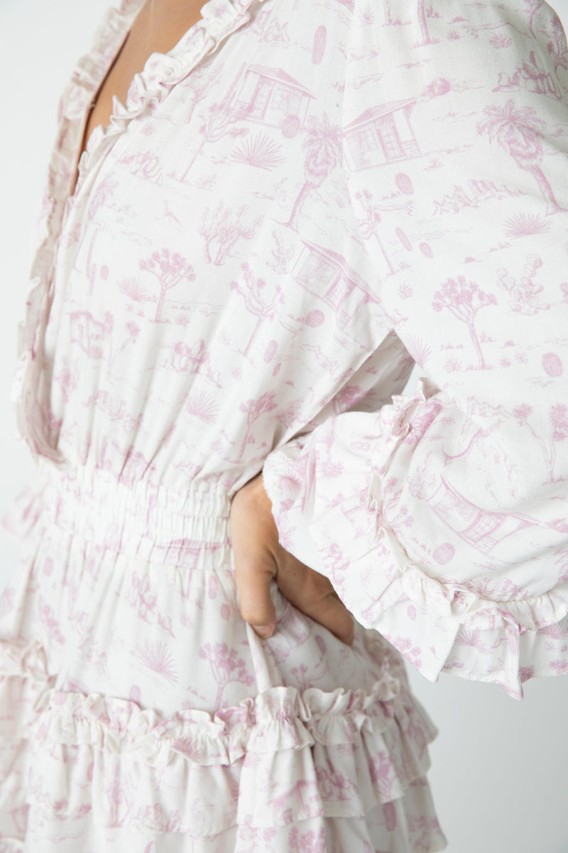 Meadow Dress Desert Toile Media 4 of 7